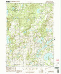 Cloverdale Michigan Historical topographic map, 1:24000 scale, 7.5 X 7.5 Minute, Year 1982