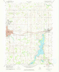 Coldwater East Michigan Historical topographic map, 1:24000 scale, 7.5 X 7.5 Minute, Year 1960