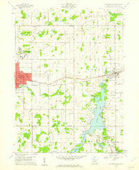 Coldwater East Michigan Historical topographic map, 1:24000 scale, 7.5 X 7.5 Minute, Year 1960
