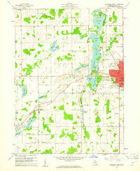 Coldwater West Michigan Historical topographic map, 1:24000 scale, 7.5 X 7.5 Minute, Year 1960