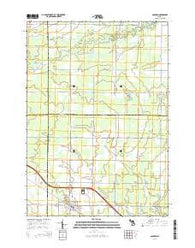Coleman Michigan Historical topographic map, 1:24000 scale, 7.5 X 7.5 Minute, Year 2014