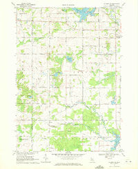 Coleman NE Michigan Historical topographic map, 1:24000 scale, 7.5 X 7.5 Minute, Year 1969
