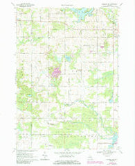 Coleman NE Michigan Historical topographic map, 1:24000 scale, 7.5 X 7.5 Minute, Year 1969