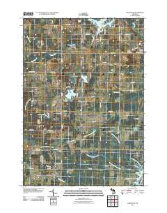 Coleman NE Michigan Historical topographic map, 1:24000 scale, 7.5 X 7.5 Minute, Year 2011
