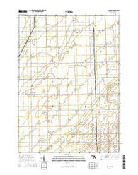 Colling Michigan Historical topographic map, 1:24000 scale, 7.5 X 7.5 Minute, Year 2014