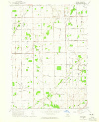 Colling Michigan Historical topographic map, 1:24000 scale, 7.5 X 7.5 Minute, Year 1963