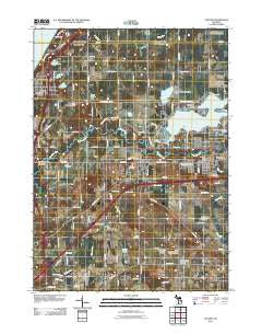 Coloma Michigan Historical topographic map, 1:24000 scale, 7.5 X 7.5 Minute, Year 2011