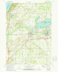 Coloma Michigan Historical topographic map, 1:24000 scale, 7.5 X 7.5 Minute, Year 1970