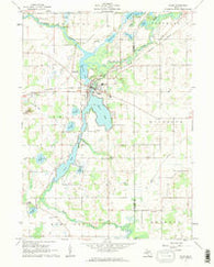Colon Michigan Historical topographic map, 1:24000 scale, 7.5 X 7.5 Minute, Year 1961