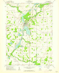 Colon Michigan Historical topographic map, 1:24000 scale, 7.5 X 7.5 Minute, Year 1961