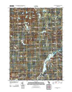 Columbiaville Michigan Historical topographic map, 1:24000 scale, 7.5 X 7.5 Minute, Year 2011