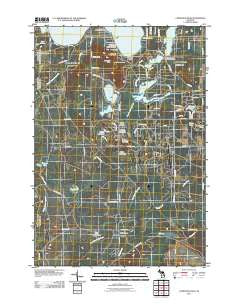 Comstock Hills Michigan Historical topographic map, 1:24000 scale, 7.5 X 7.5 Minute, Year 2011