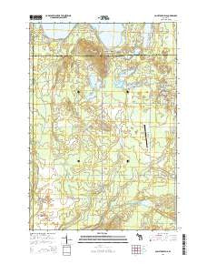 Comstock Hills Michigan Historical topographic map, 1:24000 scale, 7.5 X 7.5 Minute, Year 2014