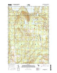 Comstock Hills Michigan Current topographic map, 1:24000 scale, 7.5 X 7.5 Minute, Year 2017