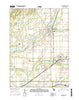 Constantine Michigan Current topographic map, 1:24000 scale, 7.5 X 7.5 Minute, Year 2016
