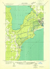 Cooks NE Michigan Historical topographic map, 1:31680 scale, 7.5 X 7.5 Minute, Year 1931