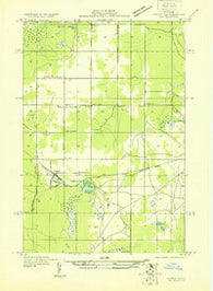 Cooks NW Michigan Historical topographic map, 1:31680 scale, 7.5 X 7.5 Minute, Year 1931