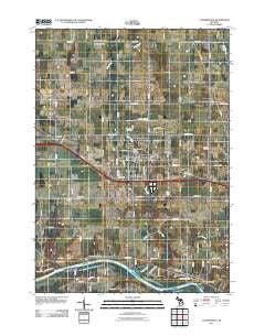 Coopersville Michigan Historical topographic map, 1:24000 scale, 7.5 X 7.5 Minute, Year 2011