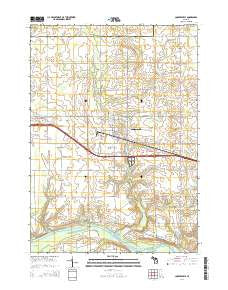 Coopersville Michigan Historical topographic map, 1:24000 scale, 7.5 X 7.5 Minute, Year 2014
