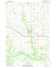 Coopersville Michigan Historical topographic map, 1:24000 scale, 7.5 X 7.5 Minute, Year 1980