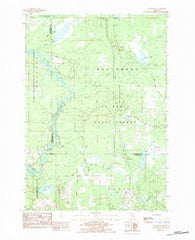 Cooperton Michigan Historical topographic map, 1:25000 scale, 7.5 X 7.5 Minute, Year 1983