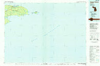 Copper Harbor Michigan Historical topographic map, 1:100000 scale, 30 X 60 Minute, Year 1985