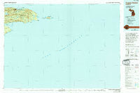 Copper Harbor Michigan Historical topographic map, 1:100000 scale, 30 X 60 Minute, Year 1985
