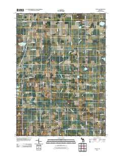 Coral Michigan Historical topographic map, 1:24000 scale, 7.5 X 7.5 Minute, Year 2011