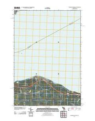 Cordwood Point Michigan Historical topographic map, 1:24000 scale, 7.5 X 7.5 Minute, Year 2011