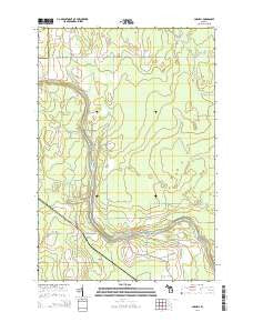 Cornell Michigan Historical topographic map, 1:24000 scale, 7.5 X 7.5 Minute, Year 2014