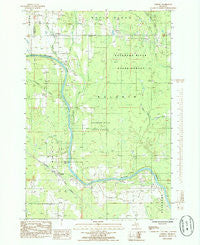Cornell Michigan Historical topographic map, 1:24000 scale, 7.5 X 7.5 Minute, Year 1985