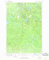 Corner Lake Michigan Historical topographic map, 1:62500 scale, 15 X 15 Minute, Year 1958
