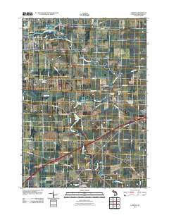 Corunna Michigan Historical topographic map, 1:24000 scale, 7.5 X 7.5 Minute, Year 2011
