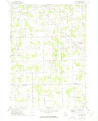 Corunna SE Michigan Historical topographic map, 1:24000 scale, 7.5 X 7.5 Minute, Year 1972