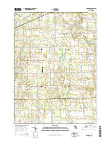 Corunna SE Michigan Historical topographic map, 1:24000 scale, 7.5 X 7.5 Minute, Year 2014