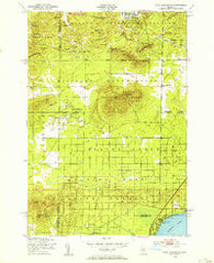 Cote Dame Marie Michigan Historical topographic map, 1:24000 scale, 7.5 X 7.5 Minute, Year 1950