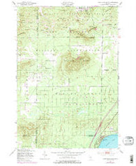 Cote Dame Marie Michigan Historical topographic map, 1:24000 scale, 7.5 X 7.5 Minute, Year 1950