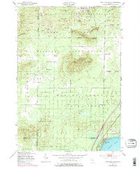 Cote Dame Marie Michigan Historical topographic map, 1:24000 scale, 7.5 X 7.5 Minute, Year 1950
