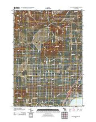 Cote Dame Marie Michigan Historical topographic map, 1:24000 scale, 7.5 X 7.5 Minute, Year 2011