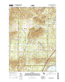 Cote Dame Marie Michigan Historical topographic map, 1:24000 scale, 7.5 X 7.5 Minute, Year 2014