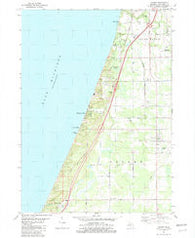 Covert Michigan Historical topographic map, 1:24000 scale, 7.5 X 7.5 Minute, Year 1981