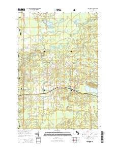 Covington Michigan Historical topographic map, 1:24000 scale, 7.5 X 7.5 Minute, Year 2014