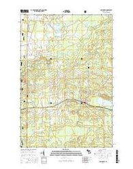 Covington Michigan Current topographic map, 1:24000 scale, 7.5 X 7.5 Minute, Year 2016