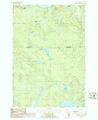 Cranberry Lake Michigan Historical topographic map, 1:24000 scale, 7.5 X 7.5 Minute, Year 1986