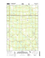 Creighton Michigan Historical topographic map, 1:24000 scale, 7.5 X 7.5 Minute, Year 2014