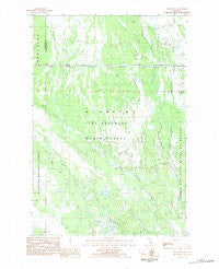 Creighton Michigan Historical topographic map, 1:25000 scale, 7.5 X 7.5 Minute, Year 1983