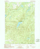 Crooked Lake Michigan Historical topographic map, 1:24000 scale, 7.5 X 7.5 Minute, Year 1986
