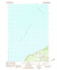 Cross Village Michigan Historical topographic map, 1:25000 scale, 7.5 X 7.5 Minute, Year 1982