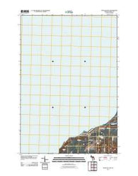 Cross Village Michigan Historical topographic map, 1:24000 scale, 7.5 X 7.5 Minute, Year 2011