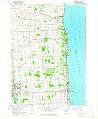 Croswell Michigan Historical topographic map, 1:24000 scale, 7.5 X 7.5 Minute, Year 1963